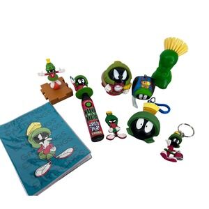 Marvin the Martian Looney Tunes Vintage Collectible Lot Keychains Figures